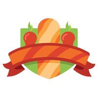 Homemade Bacon Wrapped Hot Dogs with Onions and Peppers. Creative Banner. Copyspace image vector