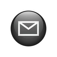 Mail icon sign. Button for graphic design, website or app. illustration vector