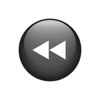 forward button icon on white Background. vector
