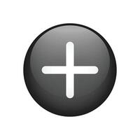 Plus icon. Add sign and symbol for graphic design. vector
