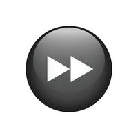 forward button icon on white Background. vector