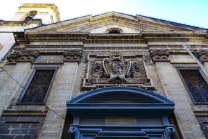 VALLETTA, MALTA - SEPTEMBER 14, 2012 St Francis of Assisi Church, Valletta, Malta photo