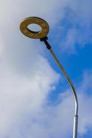 LED street lamp against the sky on the island of Gozo, Malta photo