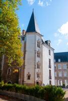 NANTES, FRANCE - SEPTEMBER 12, 2017 - Internal view of Square of Castle of Brittany Duke's. photo