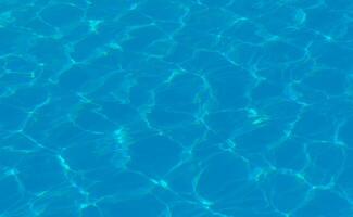 The reflection of the suns rays in the water in the pool with sea water, The glare of the sun, Egypt photo