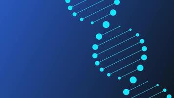 DNA Double Helix Animation with Biomorphism Style video