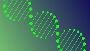 dna Duplo hélice animação dentro biomorfismo Projeto video
