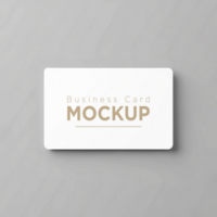 Minimalist Editable Business Card Mockup for Clean, Sleek, and Professional Corporate Visuals with Fully Customizable Design and High Resolution Display psd
