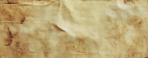 Ancient, vintage paper canvas texture background photo