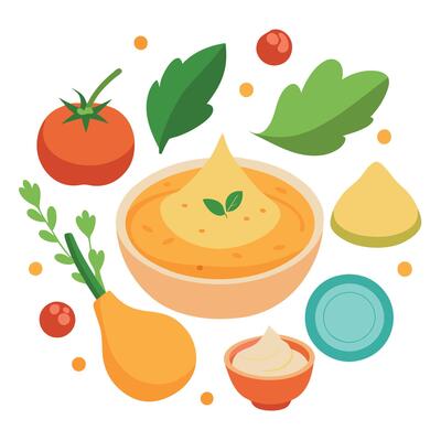 Humus and food ingredients
