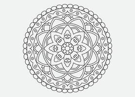 Tranquil Mandalas Color Your Way to Relaxation vector