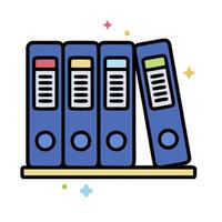 file folder icon illustration vector