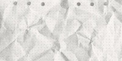 Background with dusty gritty effect, texture of crumpled folded paper, grunge overlay. Old notebook sheet, banner template, vintage. vector
