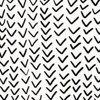 Square hand drawn pattern, textured pencil check marks on white background. Grunge doodle illustration, curved lines, organic shapes, scribble elements. vector