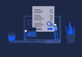 Digital analytics information tools. Big data. Concept for successful business in flat design. vector