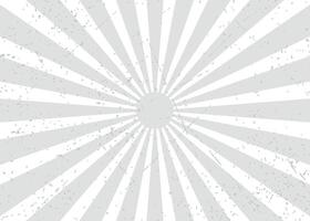 Sunlight retro faded background. gray color burst background. Sun beam ray background. vector