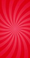 Simple Gradient Red Radial Swirl Starburst Effect Plain Animation Blank Vertica Background video
