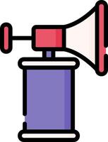 air horn illustration design vector
