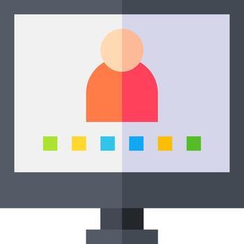 log in illustration design vector