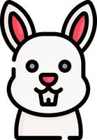 rabbit illustration design vector