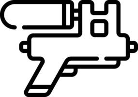 water gun illustration design vector