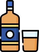 alcoholic drink illustration design vector