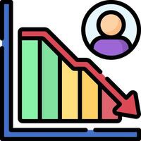 bar chart illustration design vector
