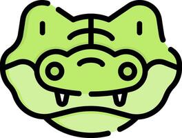 crocodile illustration design vector