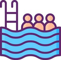 swimming pool illustration design vector