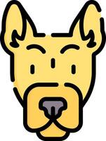 dog illustration design vector