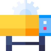 saw machine illustration design vector