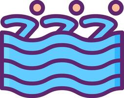 swimming illustration design vector