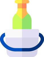 wine bucket illustration design vector