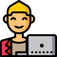man illustration design vector