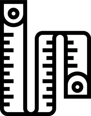 measuring tape illustration design