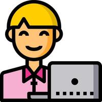 working man illustration design vector