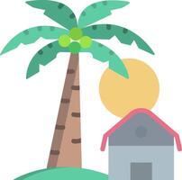 palm tree illustration design vector