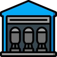 warehouse illustration design vector