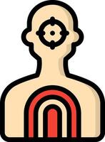 target illustration design vector