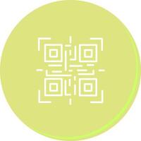 QR Code Reader Icon Design vector