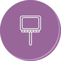 Billboard Icon Design vector