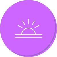 Sunrise Icon Design vector