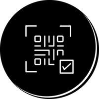QR Code Link Icon Design vector