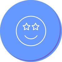 Star-Struck Icon Design vector