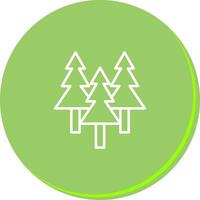 Evergreen Tree Icon Design vector