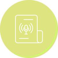 Podcast Icon Design vector