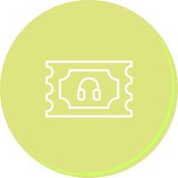 Support Ticket Icon Design vector