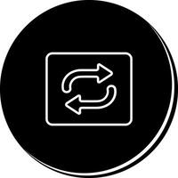 Repeat Button Icon Design vector