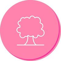 Deciduous Tree Icon Design vector