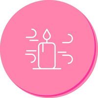 Blowing Candles Icon Design vector